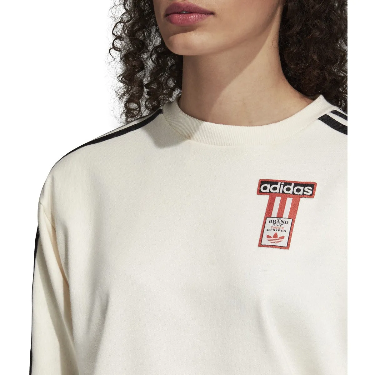 Adidas Adibreak Womens Sweatshirt Chalk White