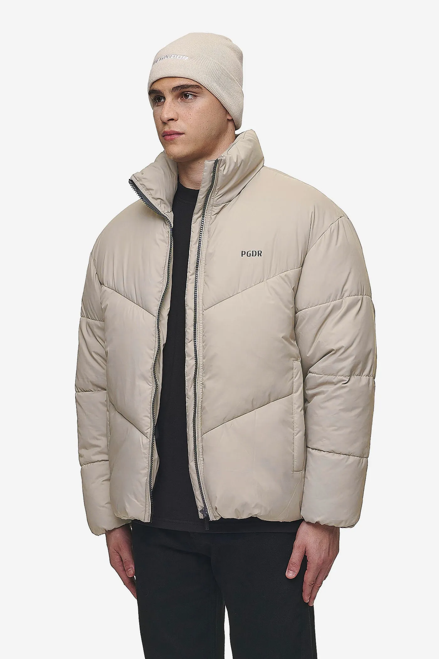 Anando Puffer Jacket Beige