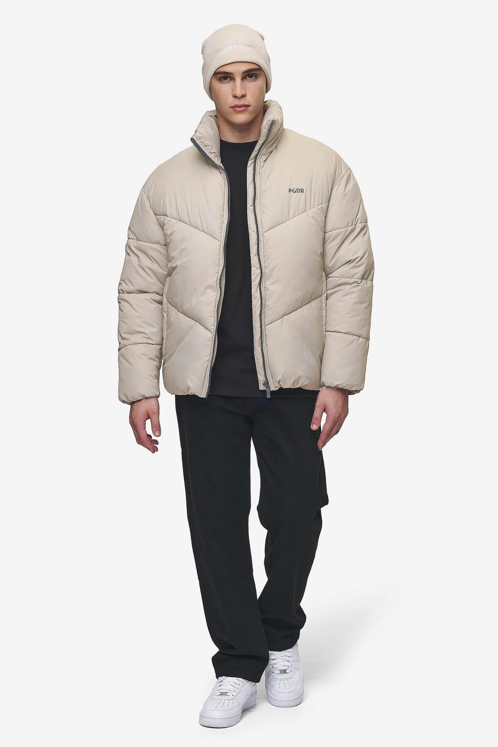 Anando Puffer Jacket Beige