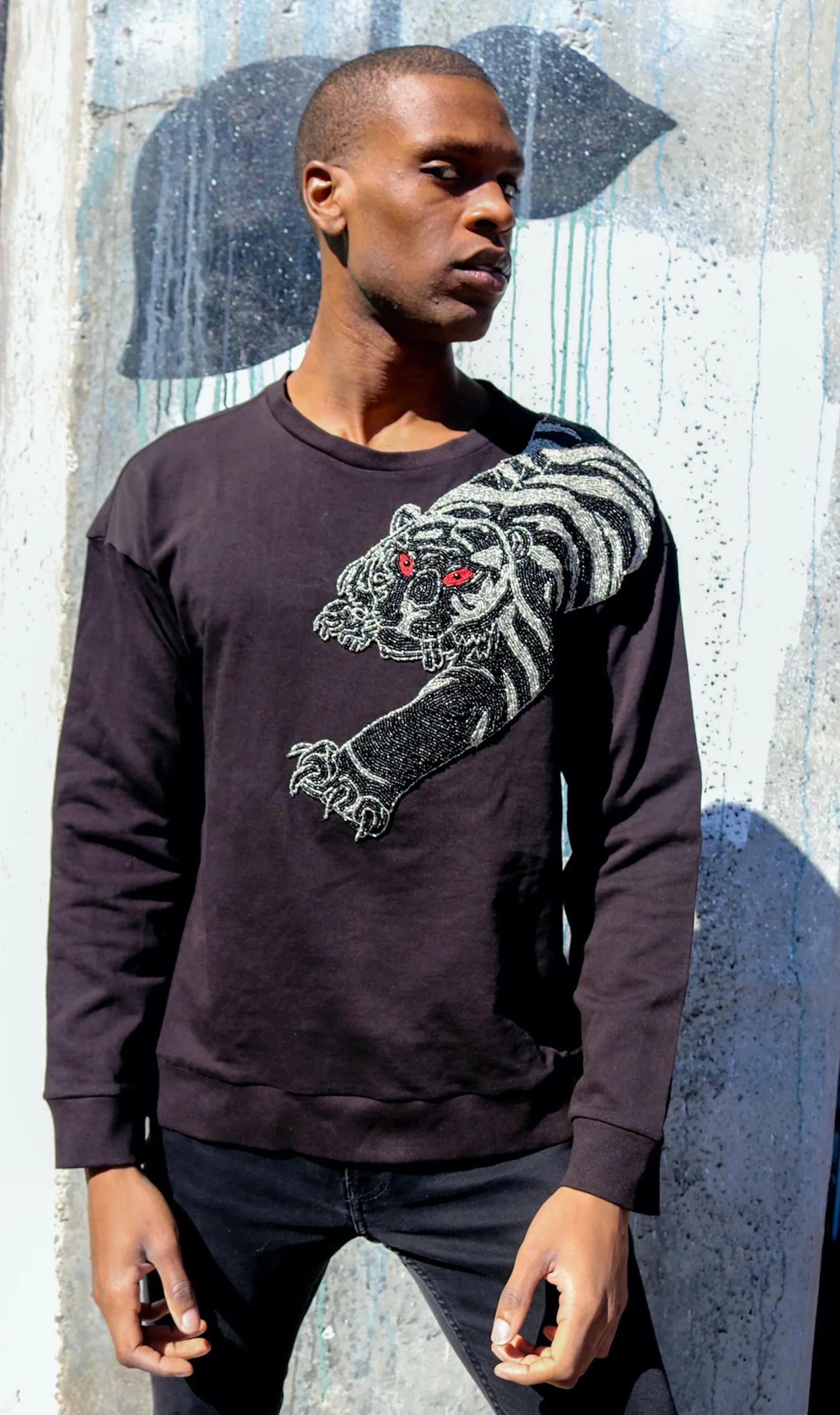 Any Old Iron Mens Tiger Sweatshirt