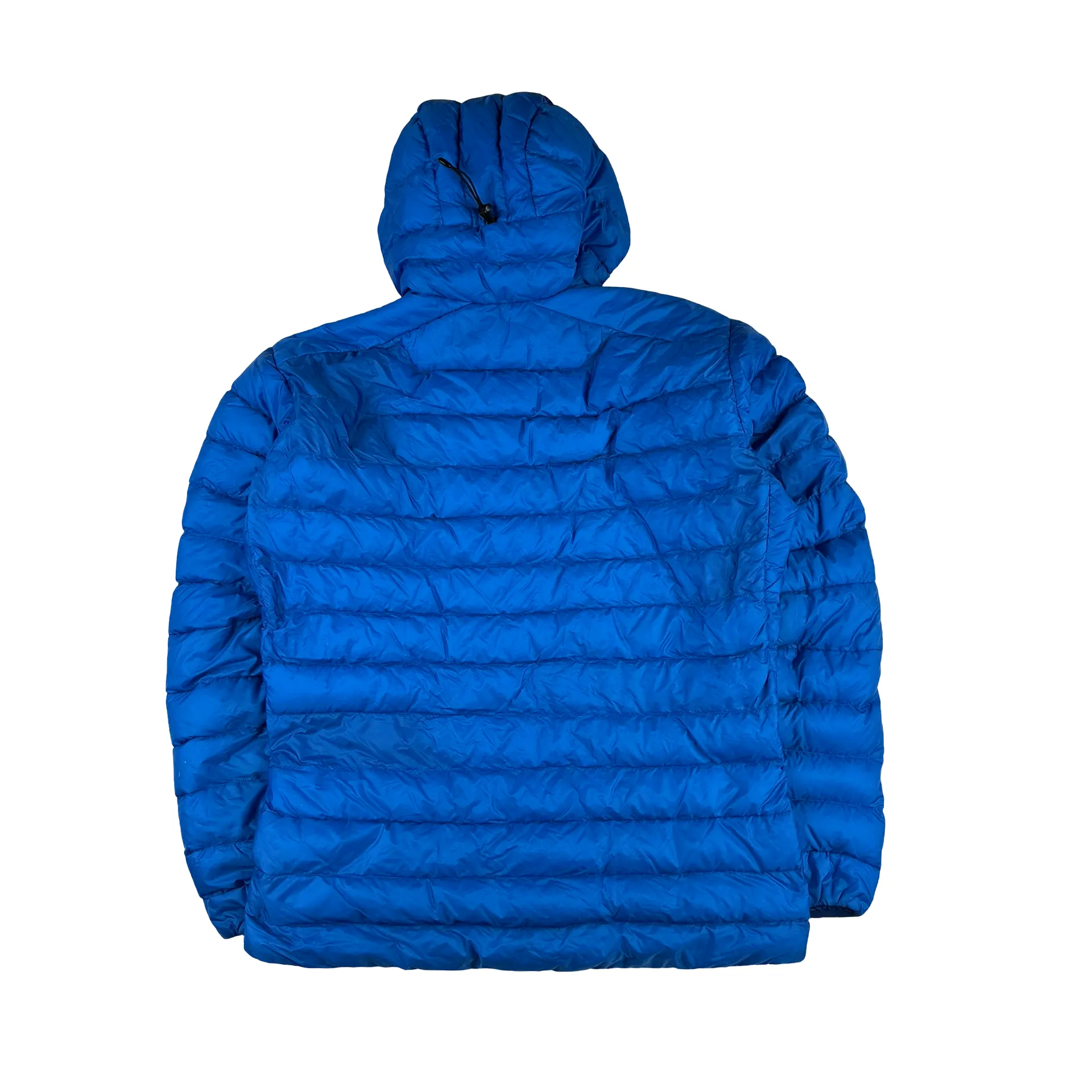 Arcteryx Blue Down Filled Zipped Hooded Jacket- Medium