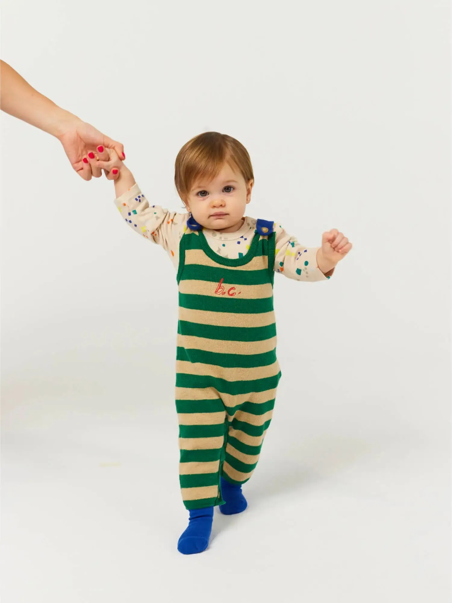 BC stripes knitted overall