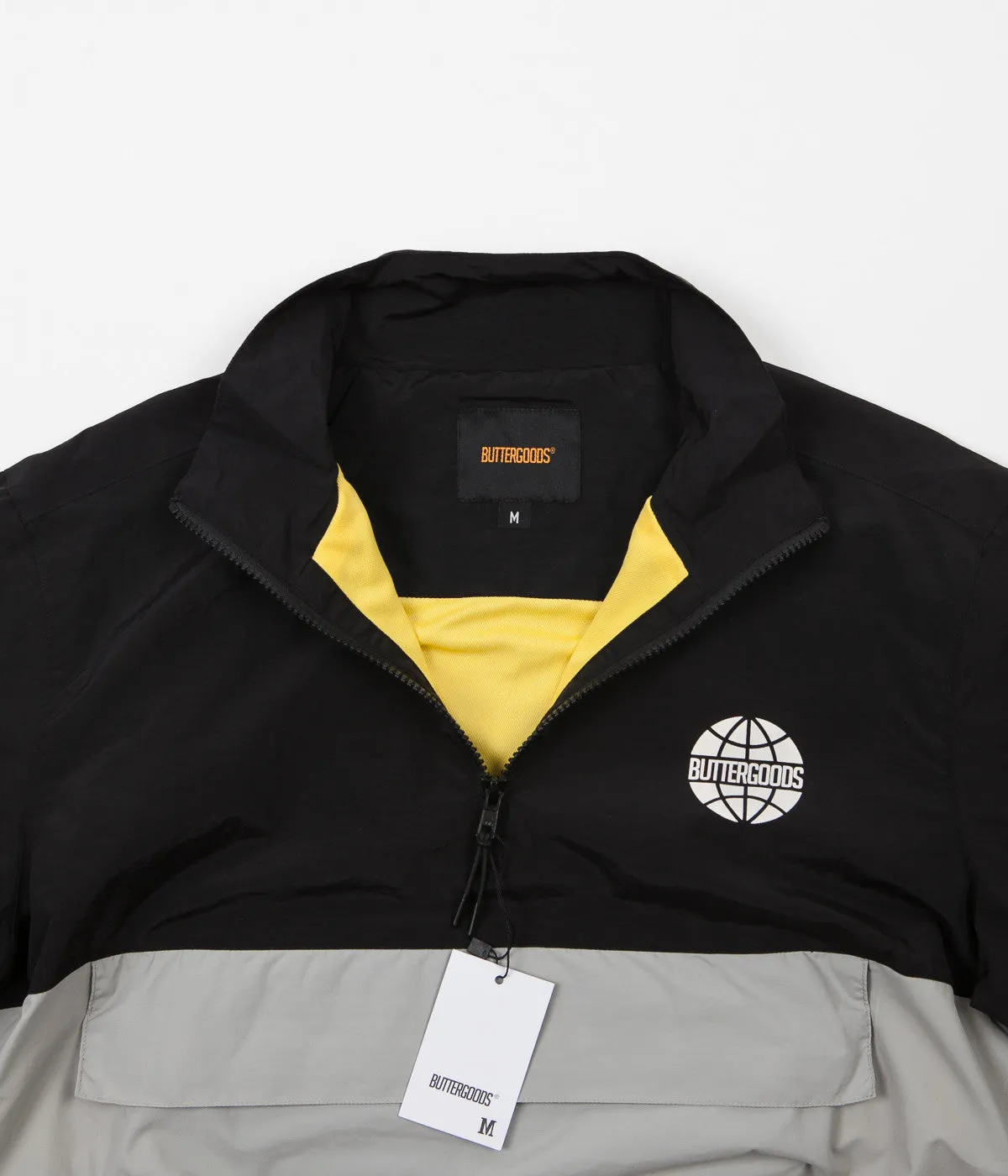 Butter Goods Track Jacket - Black / Grey