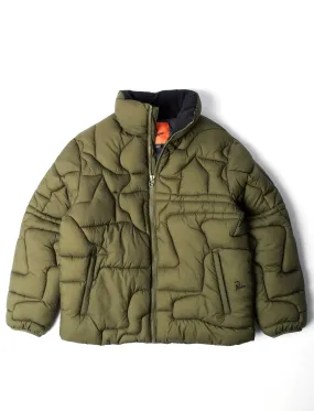 By Parra Boring Village Puffer Jacket Green