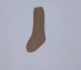 Camel Knit Sock