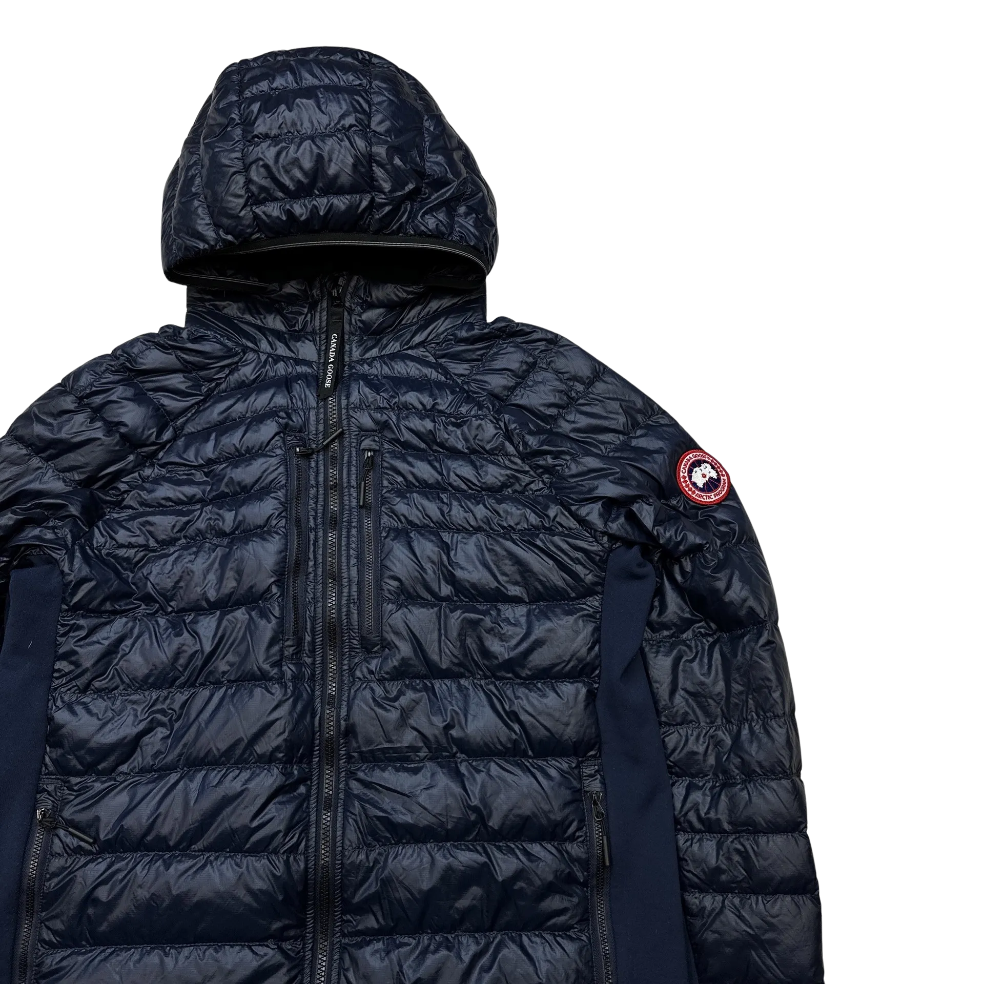 Canada Goose Down Filled Navy Lightweight Puffer Jacket - Large