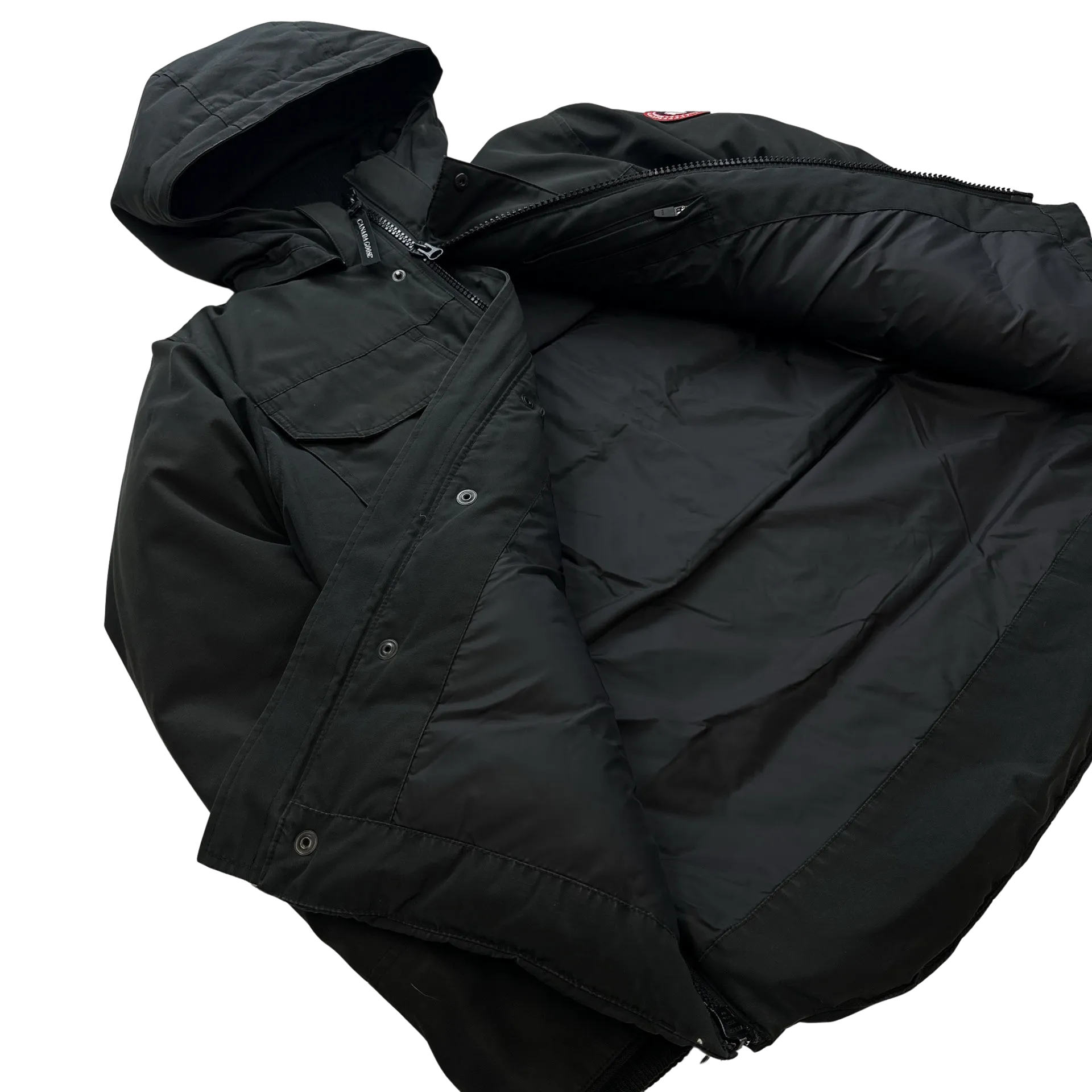 Canada Goose Maitland Black Premium Down Filled Multipocket Jacket - Large