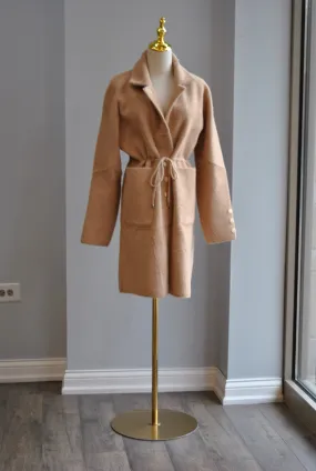 CARAMEL ALPAKA COAT