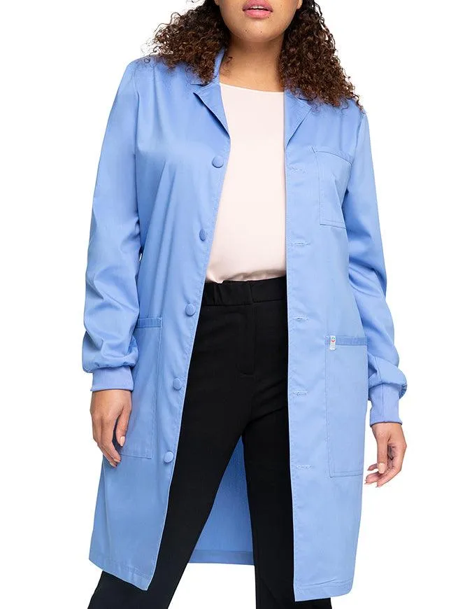 Cherokee Workwear Unisex Lab Coat with Adjustable Belt