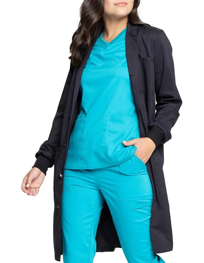 Cherokee Workwear Unisex Lab Coat with Adjustable Belt