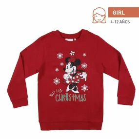 Children’s Sweatshirt without Hood Mickey Mouse Red