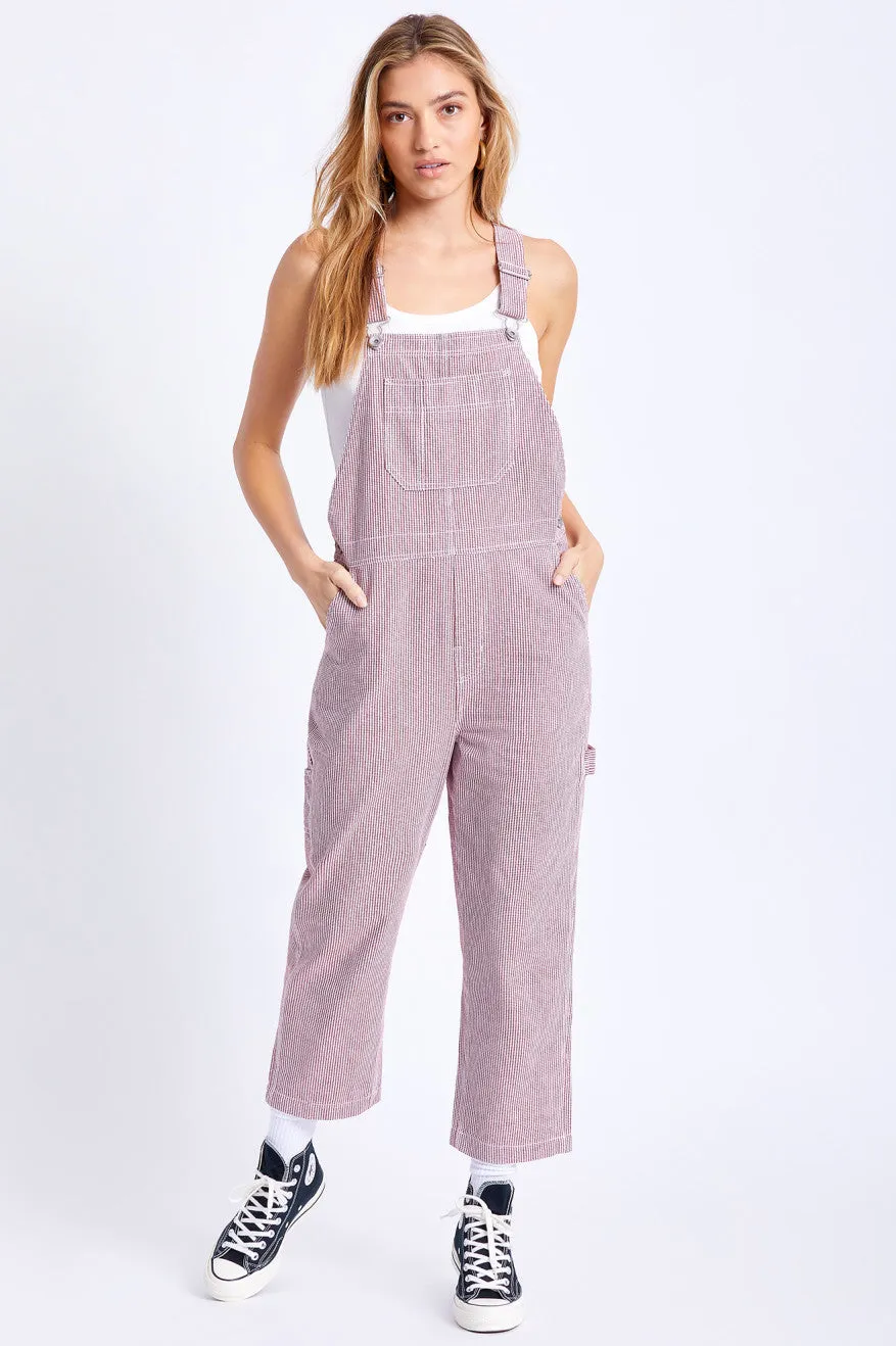 Christina Crop Overall - Cowhide