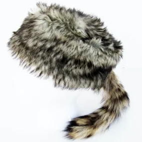 Daniel Boone Davey Crockett Syle Raccoon Tail Hat