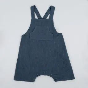 Dotty Navy Gauze Overall