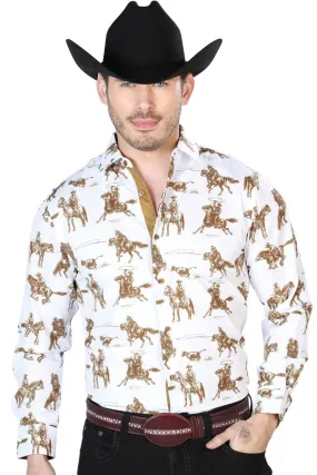 EL SEÑOR DE LOS CIELOS Men's Western Shirt L/S 43696