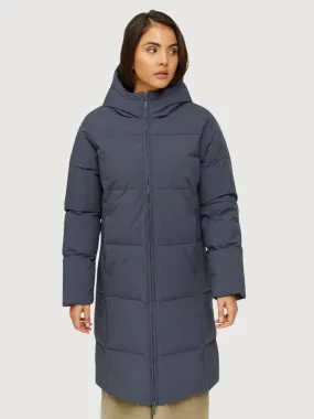 Elmira Puffer Coat Ink Blue Women | Mazine