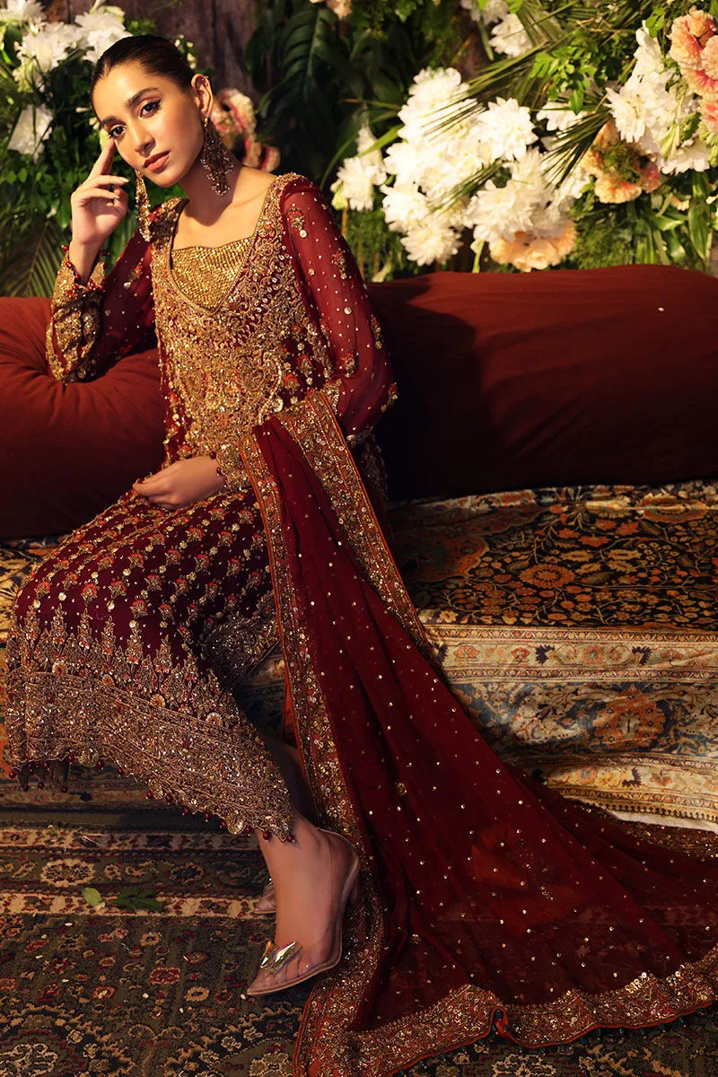 Embroidered Kameez Capri Pakistani Wedding Party Wear