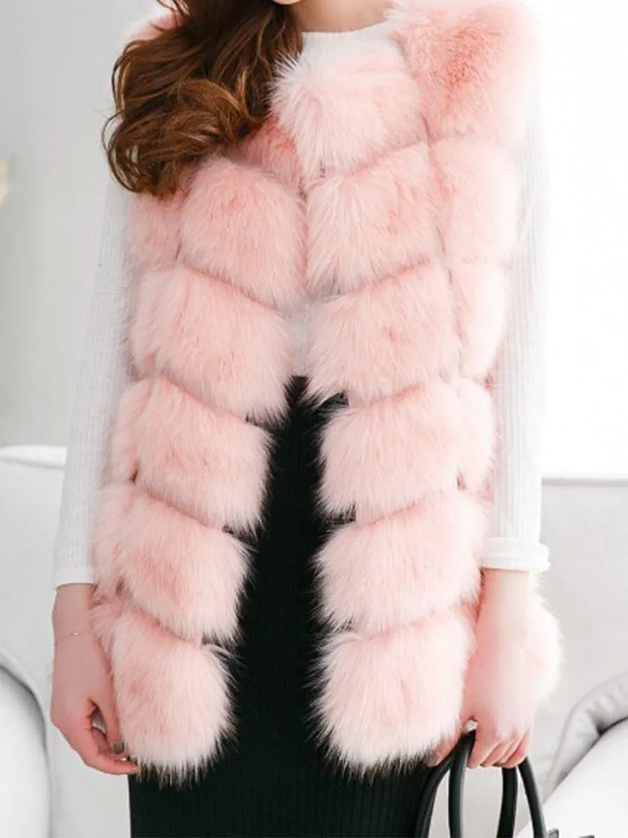 Faux Fur Vest MSF006