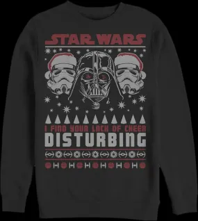 Faux Ugly Lack of Cheer Star Wars Christmas Sweater