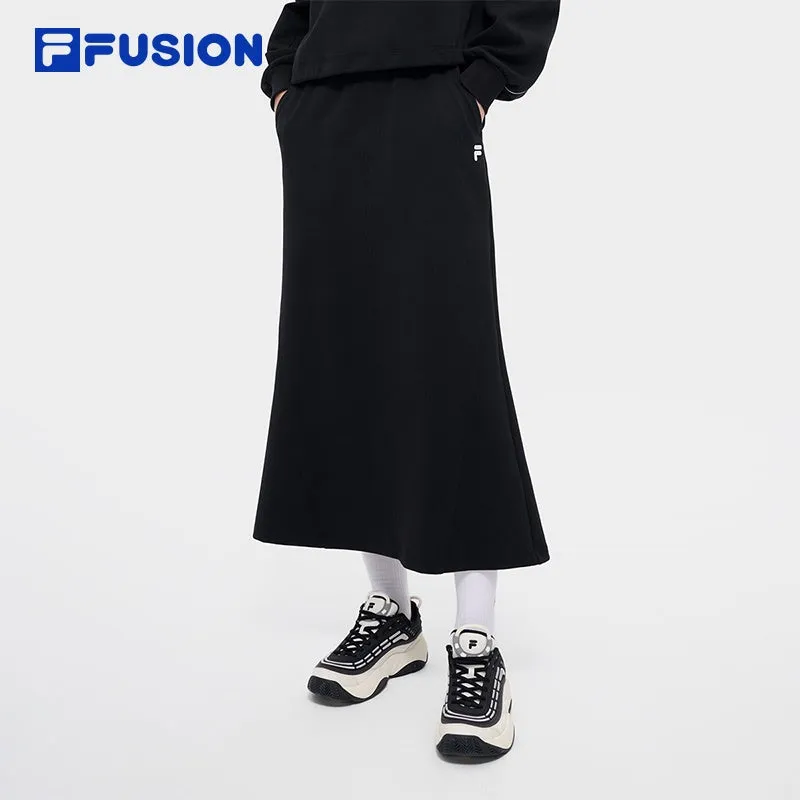 FILA FUSION INLINE FUSION LIFE X FUSIONEER FIELD OF CLASSIC Women Knitted Dress (Black / Grey)