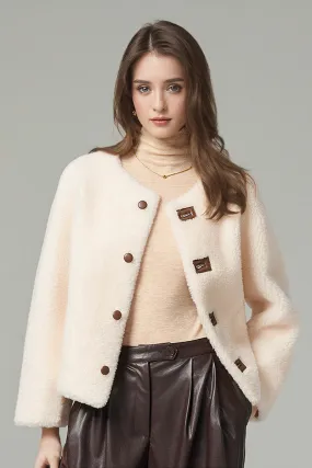 French Style Petite Shearling Jacket