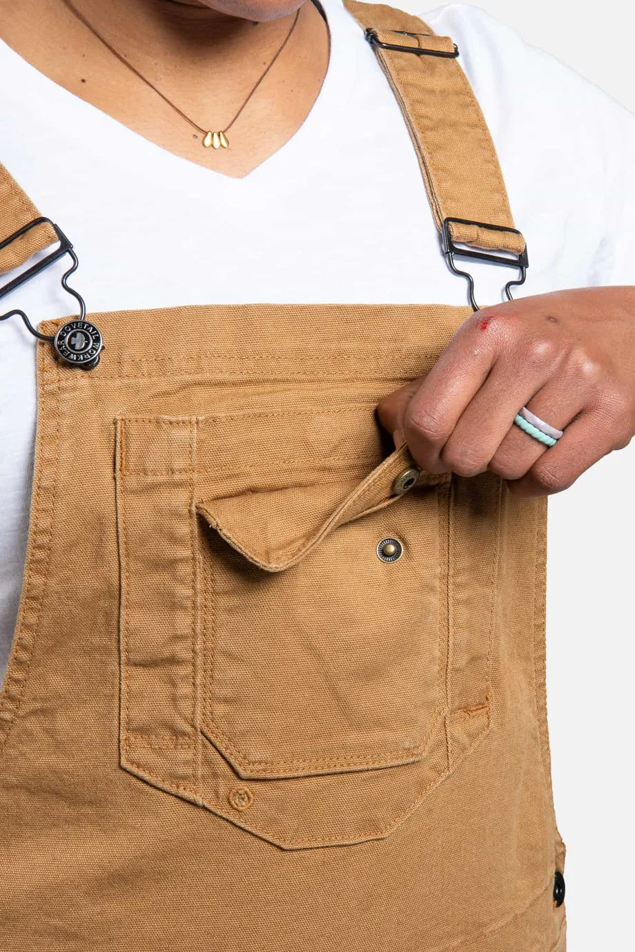 Freshley Overall - Saddle Brown Canvas