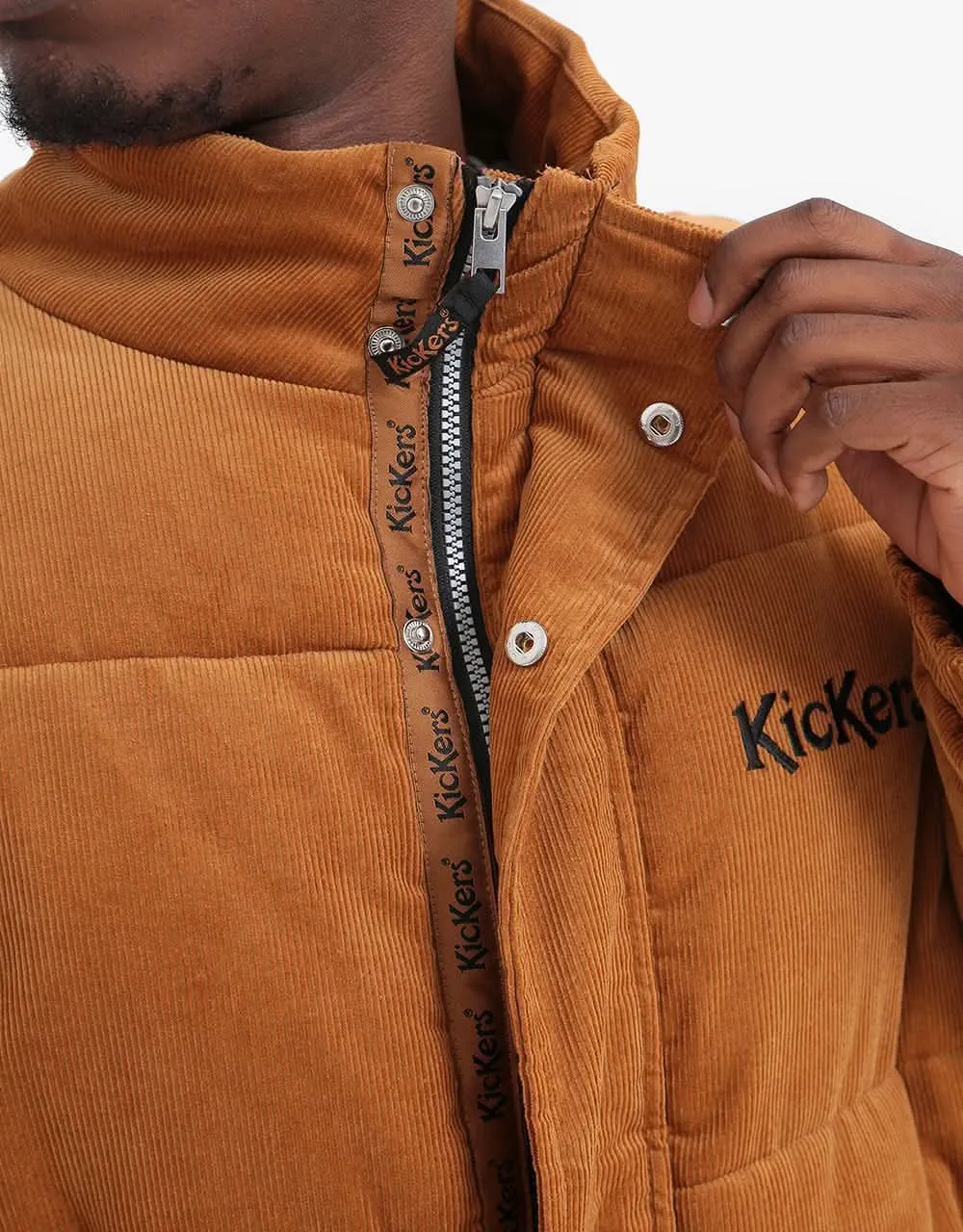 Kickers® Cord Puffer Jacket - Cathay Spice