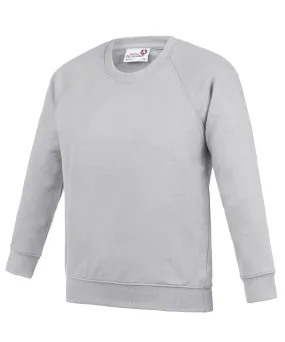 Kids Academy raglan sweatshirt | Academy Grey