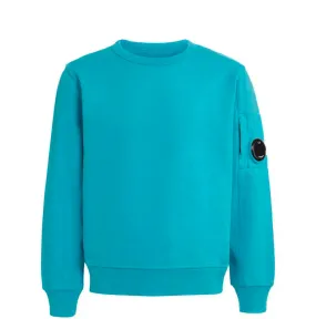 Kids CP Company Tile Blue Lens Sweatshirt