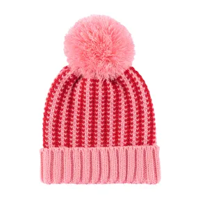 LENNON WINTER KNIT HAT/ BEANIE, PINK