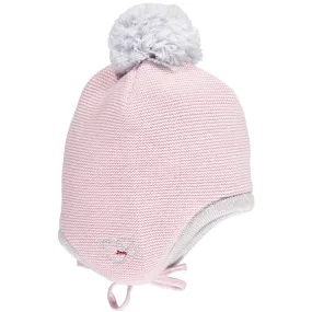 Merino Baby Pom Pom Hat - Petal