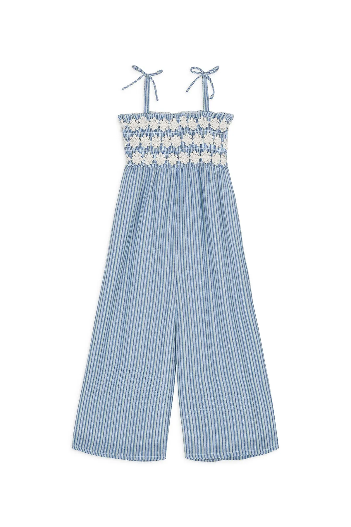 Overall Morli, Blue Parasol Stripes