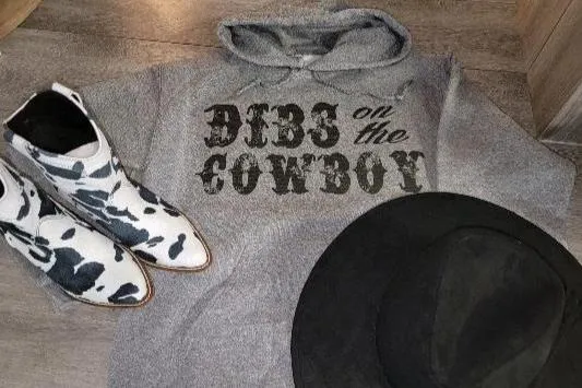 "Dibs on the cowboy" Hoodie