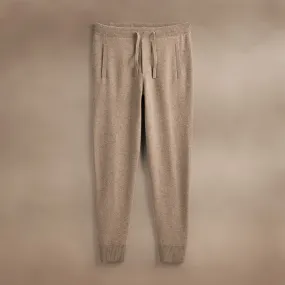 Recycled Cashmere Track Pant With Pockets - Coyote