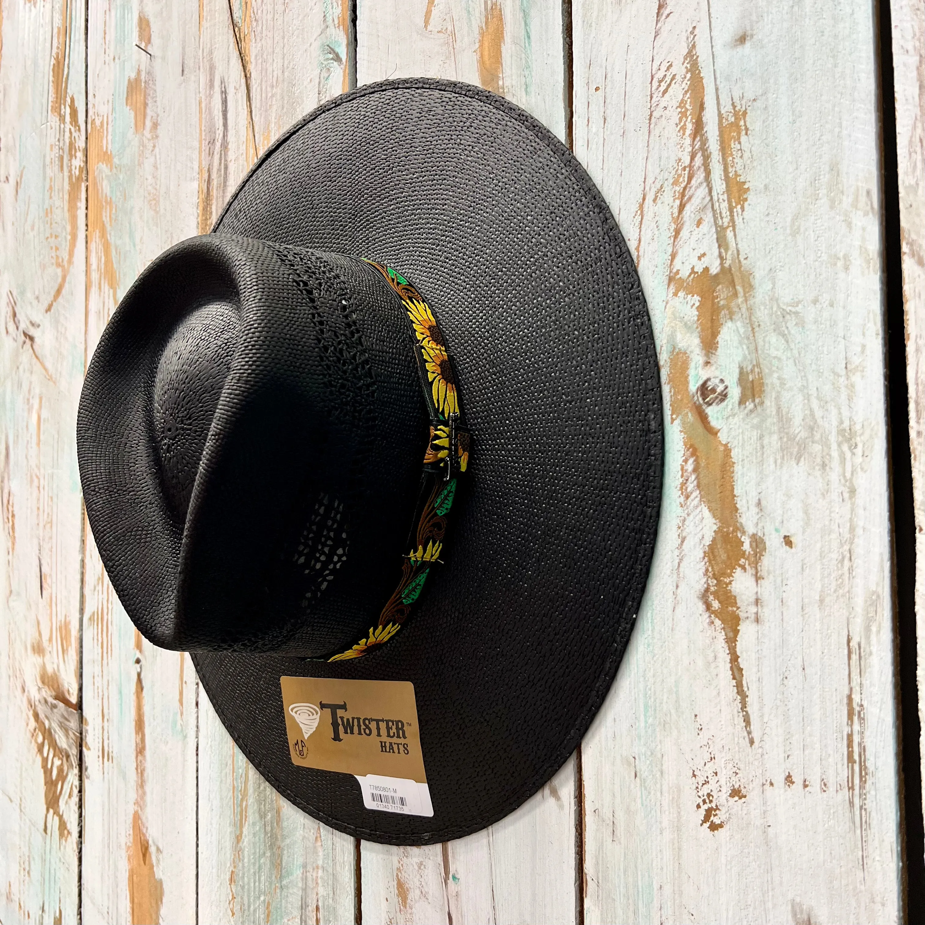 Rolling Around In The Sunflowers Straw Hat