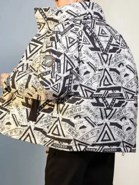 Ryan - Geometric Puffer Jacket