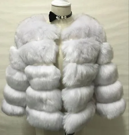 S-3XL Mink Coats Women 2017 Winter New Fashion Pink FAUX Fur Coat Elegant Thick Warm Outerwear Fake Fur Jacket Chaquetas Mujer