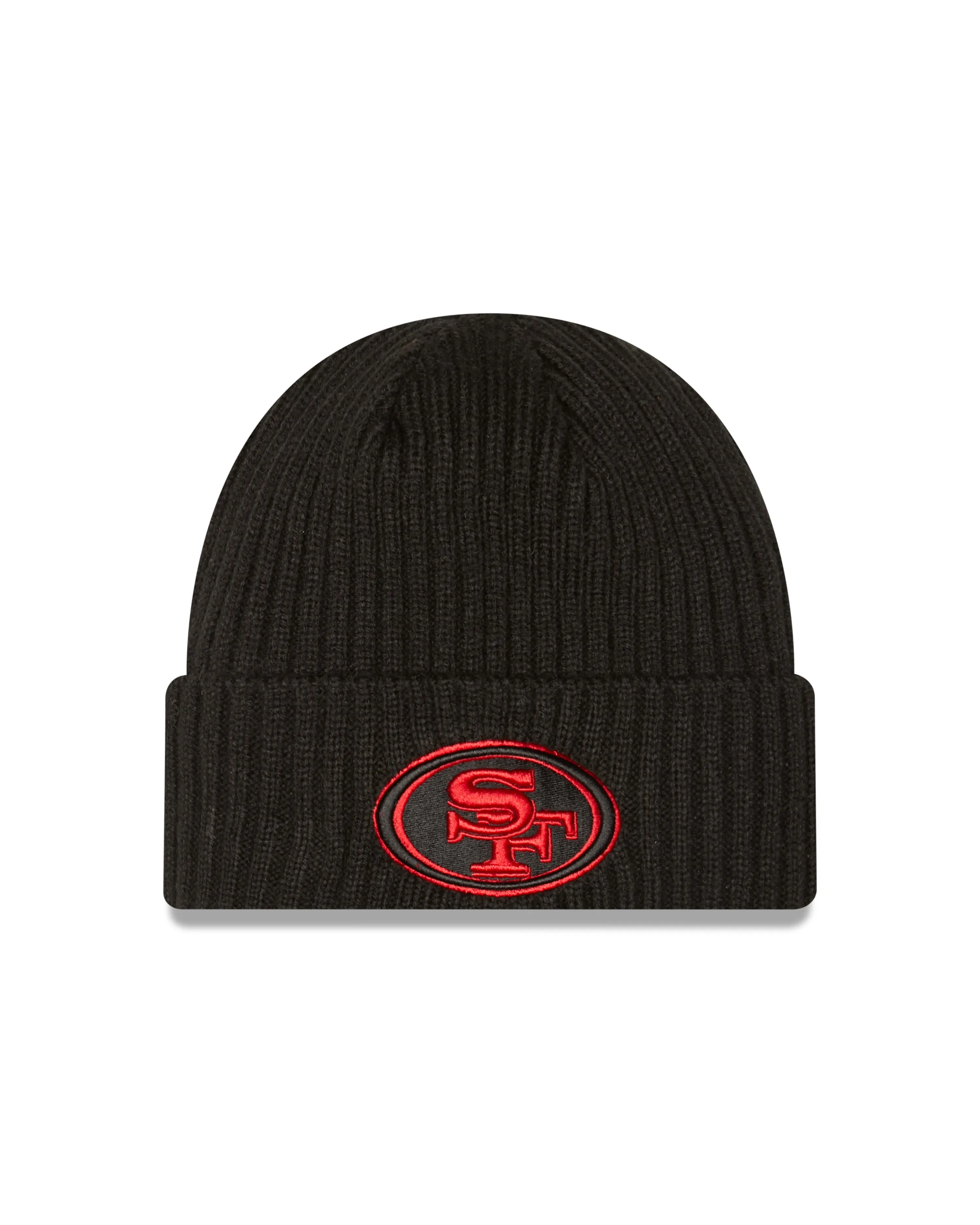 San Francisco 49ers New Era Core Classic Black Cuff Knit Toque