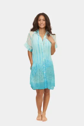 SANTORINI SHIRT DRESS