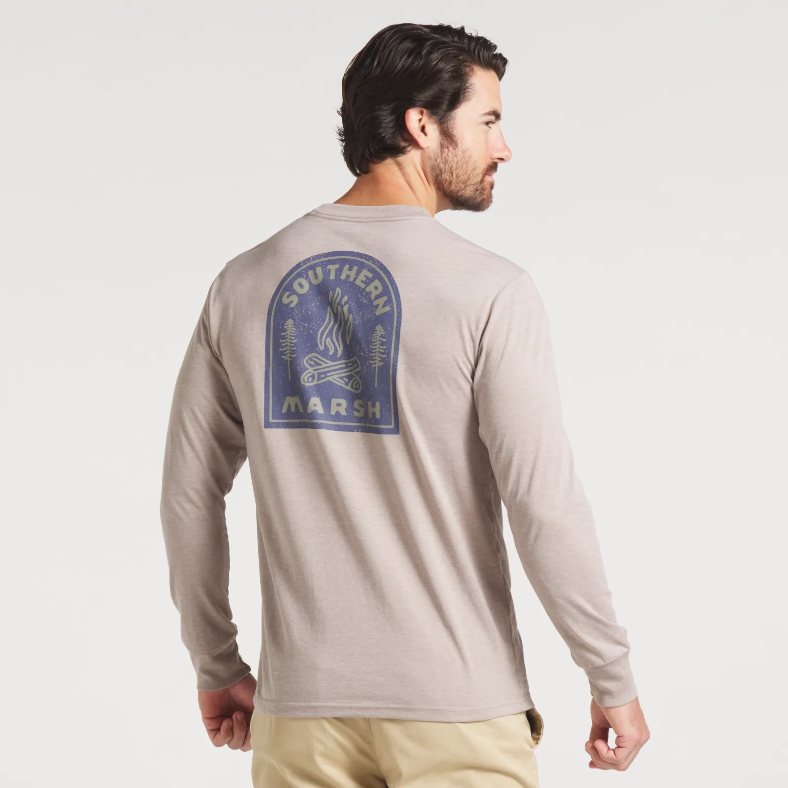 Seawash™ Tee - Campfire Badge - Long Sleeve