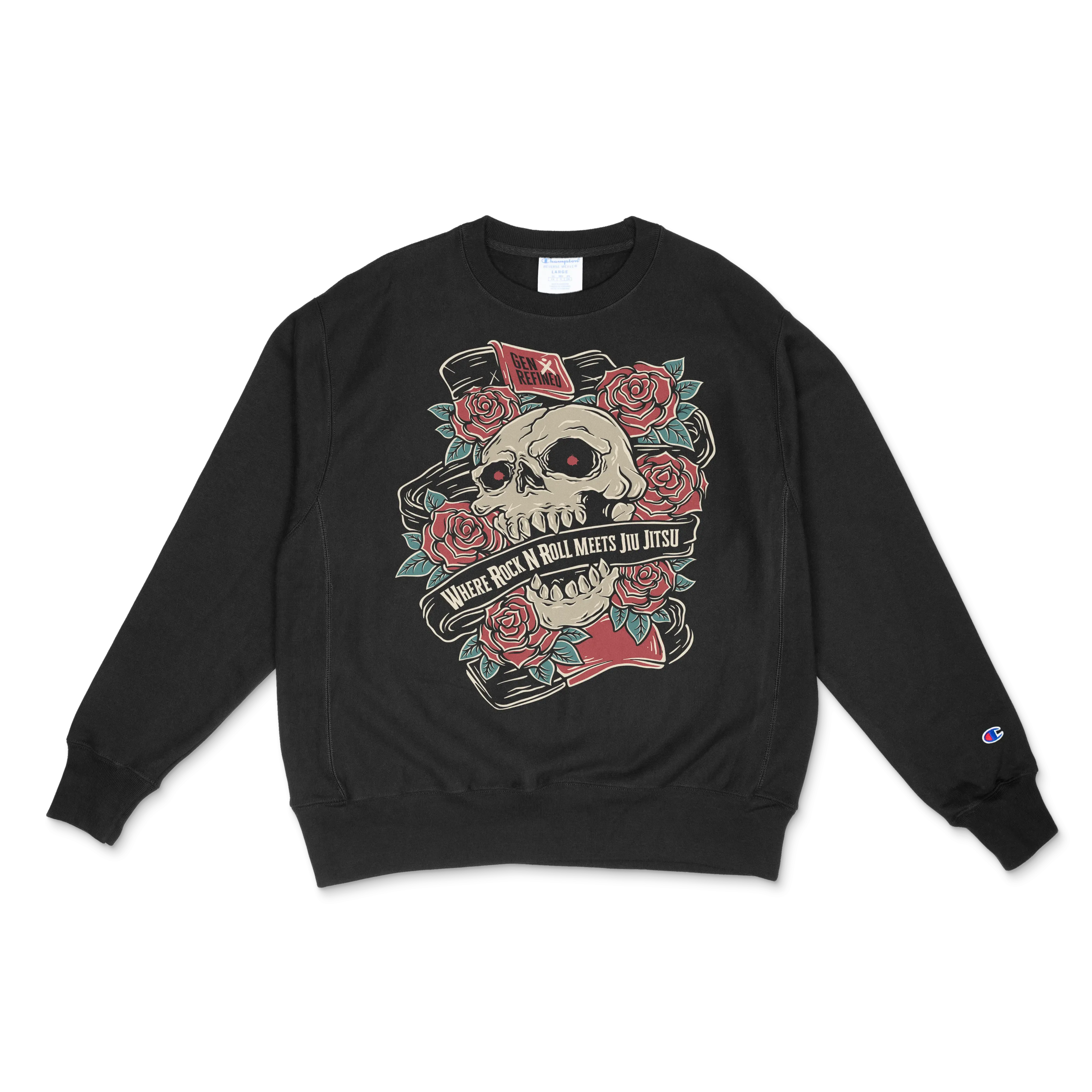 Skull & Roses - Heavyweight Sweatshirt