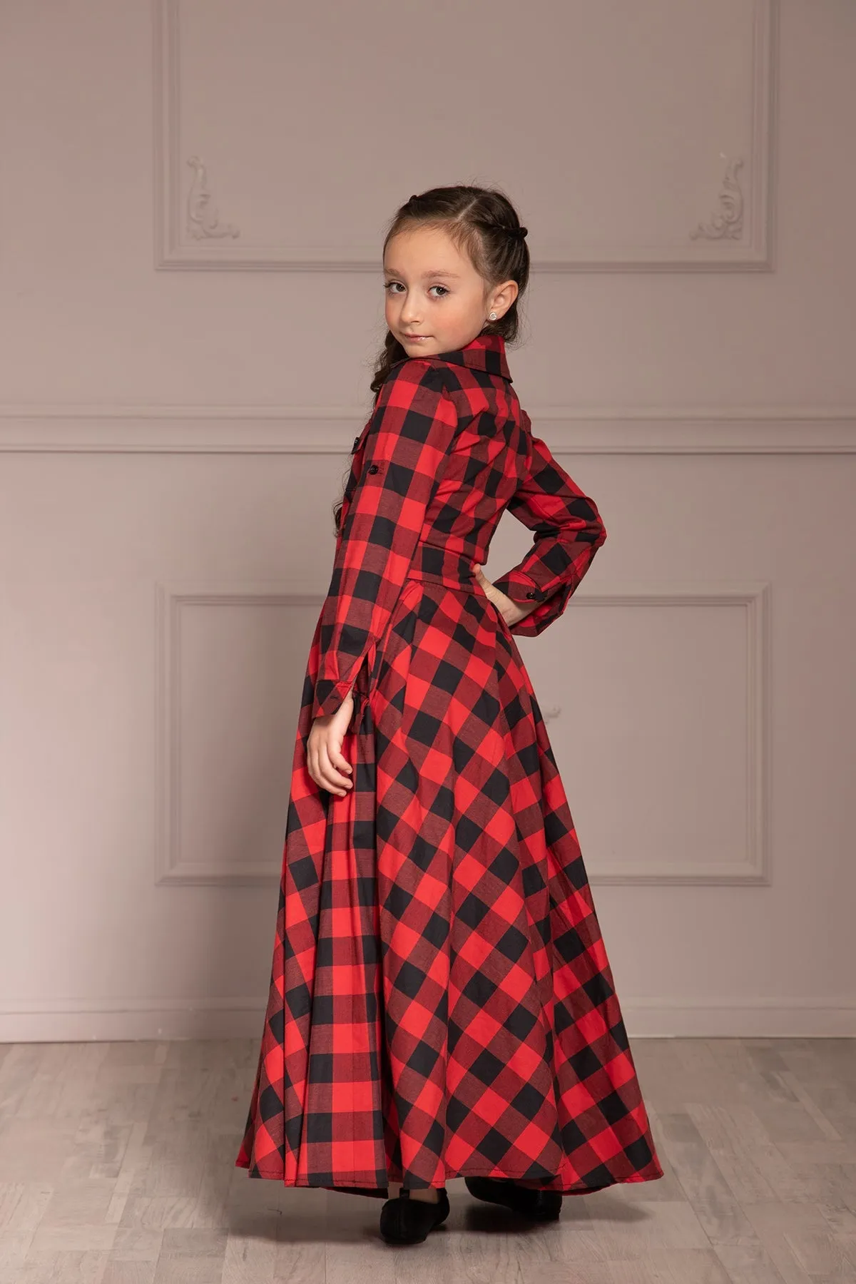 TARTAN GIRL DRESS