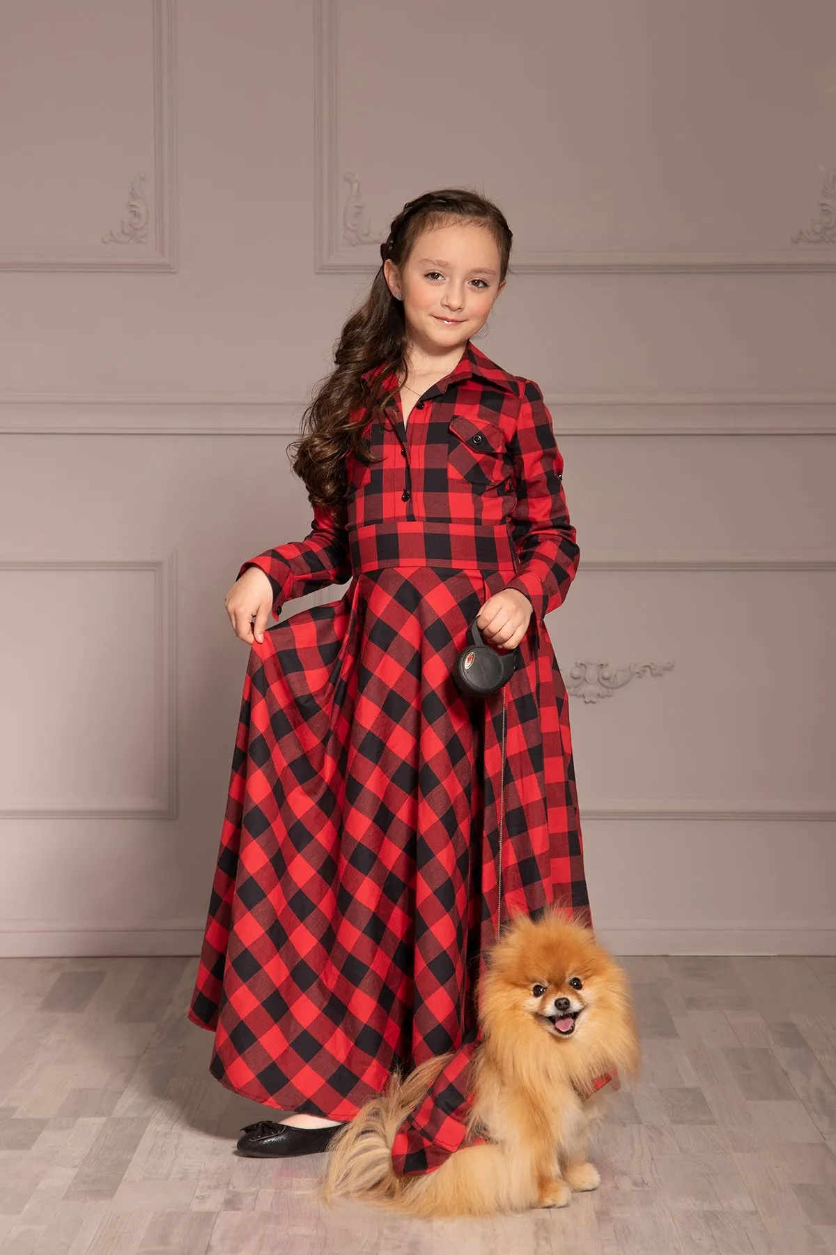 TARTAN GIRL DRESS