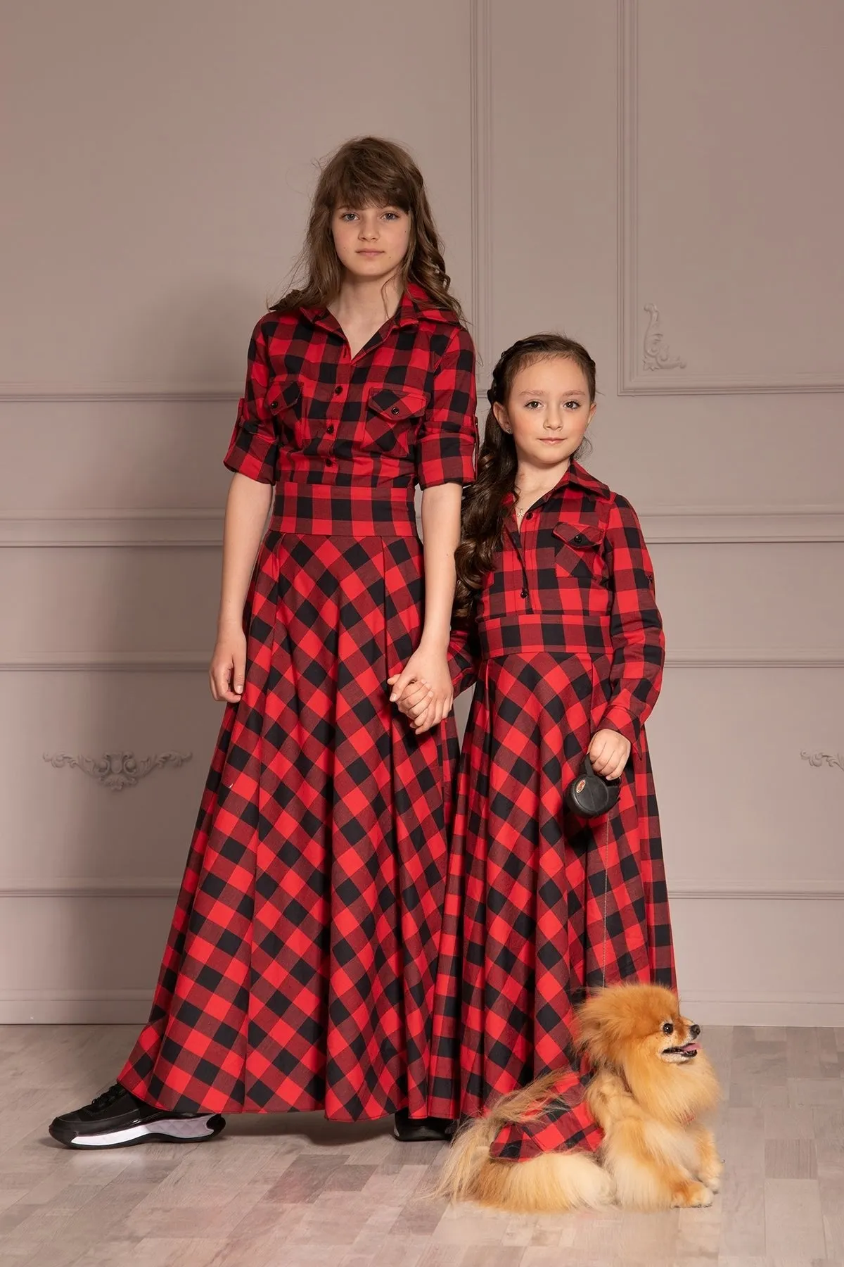 TARTAN GIRL DRESS