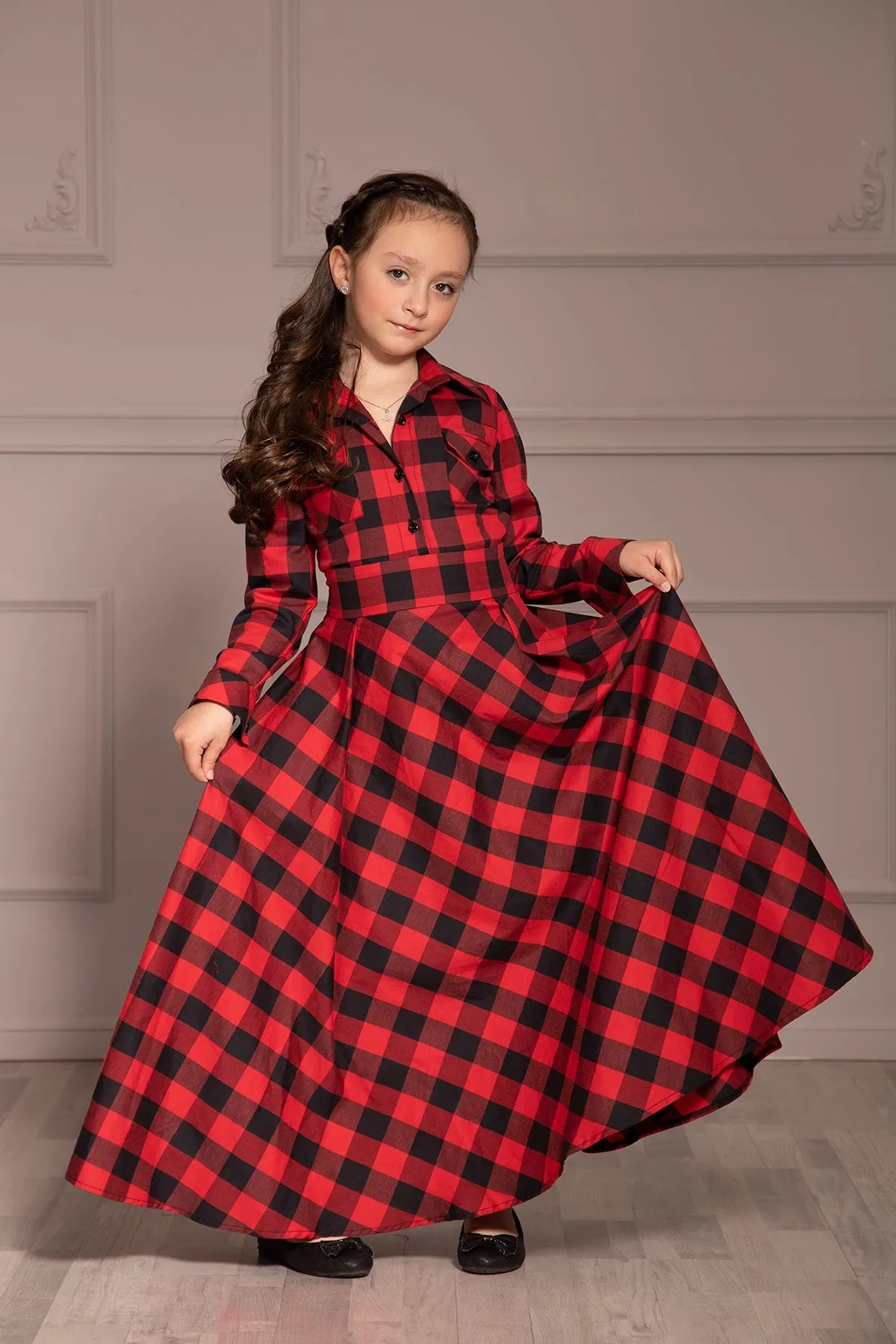 TARTAN GIRL DRESS