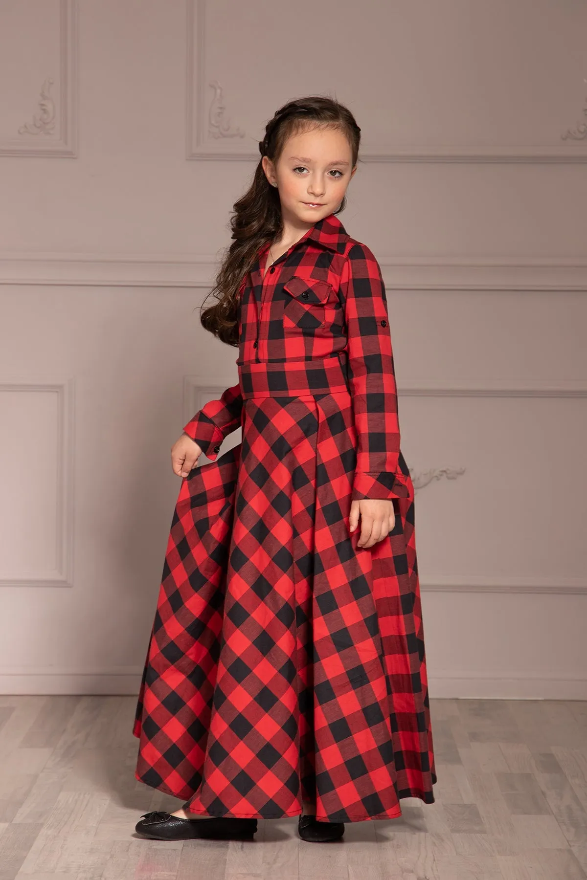 TARTAN GIRL DRESS