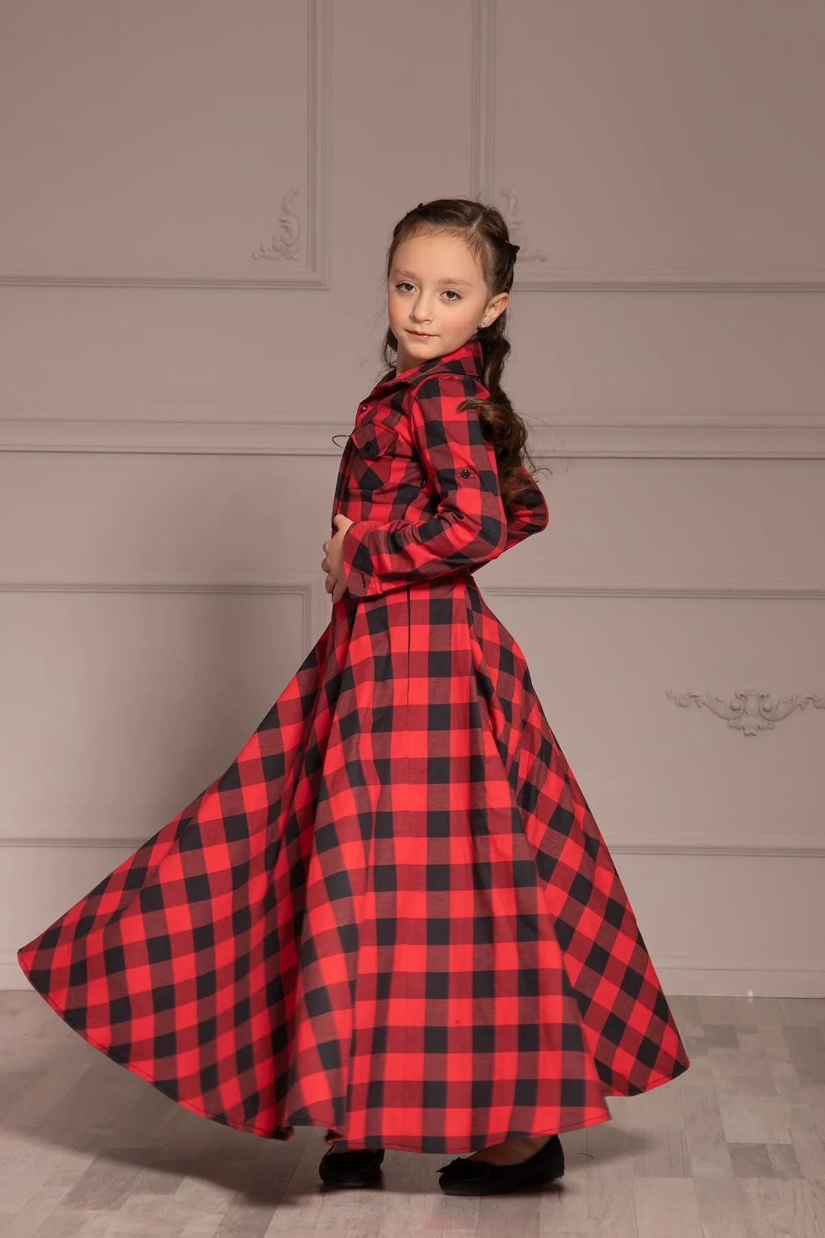 TARTAN GIRL DRESS