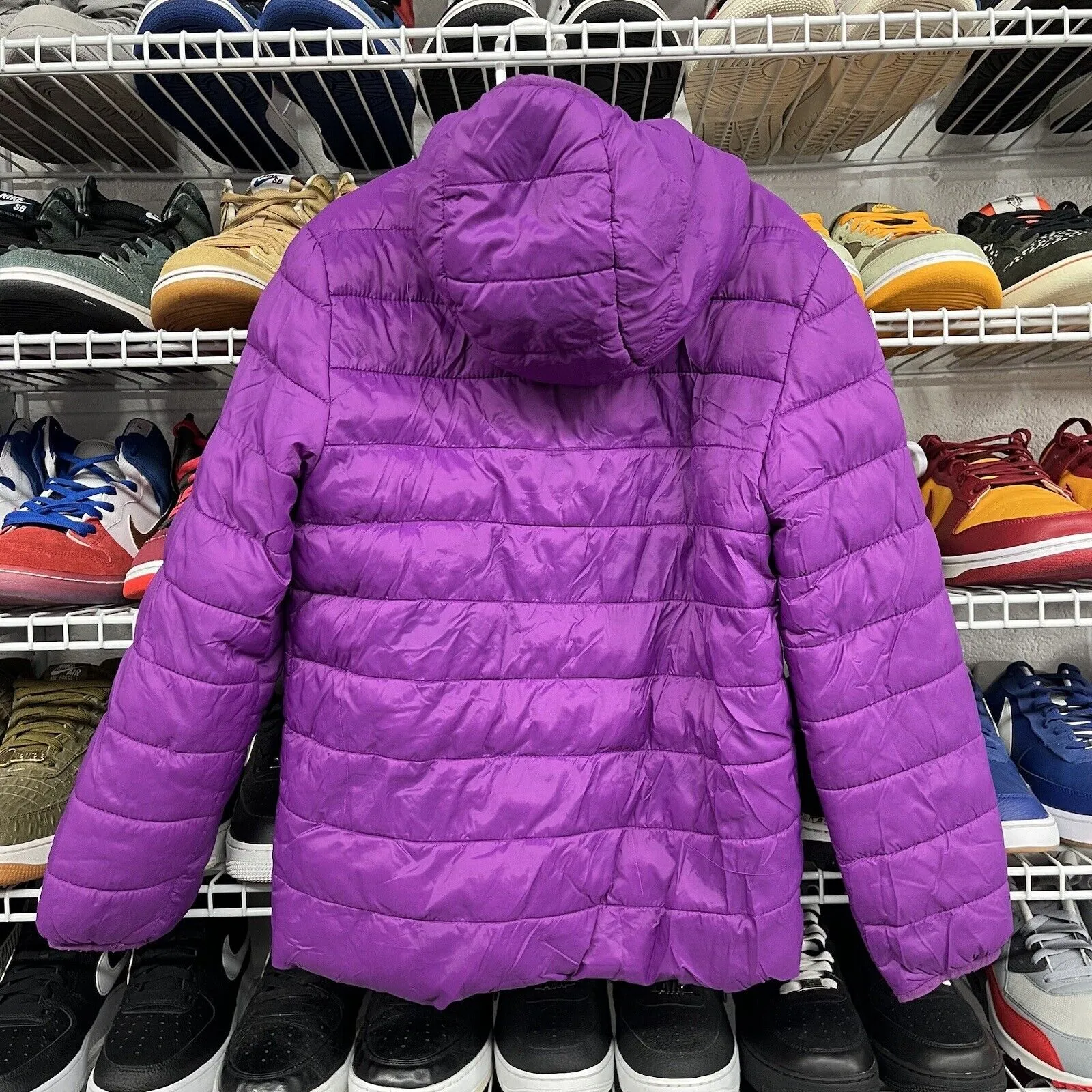 There Abouts Girls Purple Puffer Jacket Coat Size Kids Small